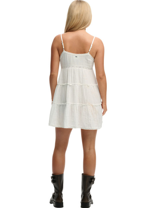 Rochie Mini de Vară Cheesecloth Tiered