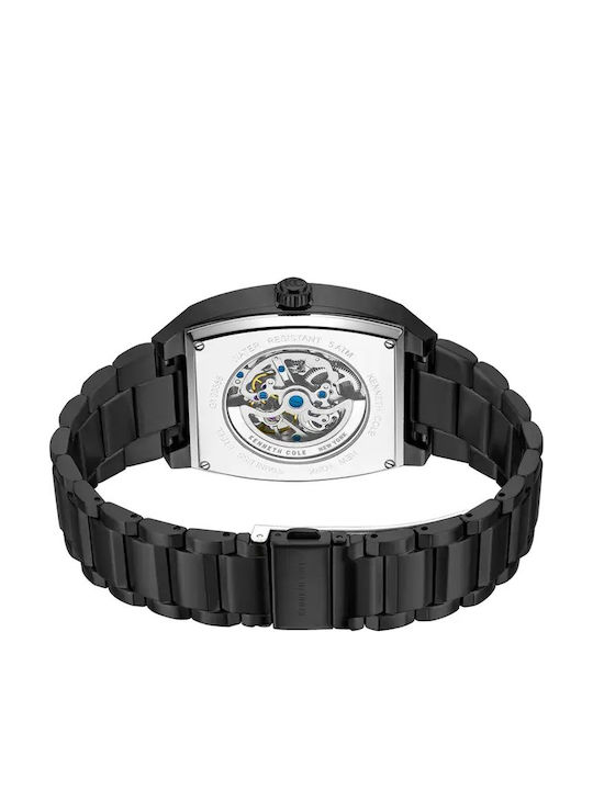Kenneth Cole Мъжки Часовник 40мм Автоматичен с Черна Метална Гривна