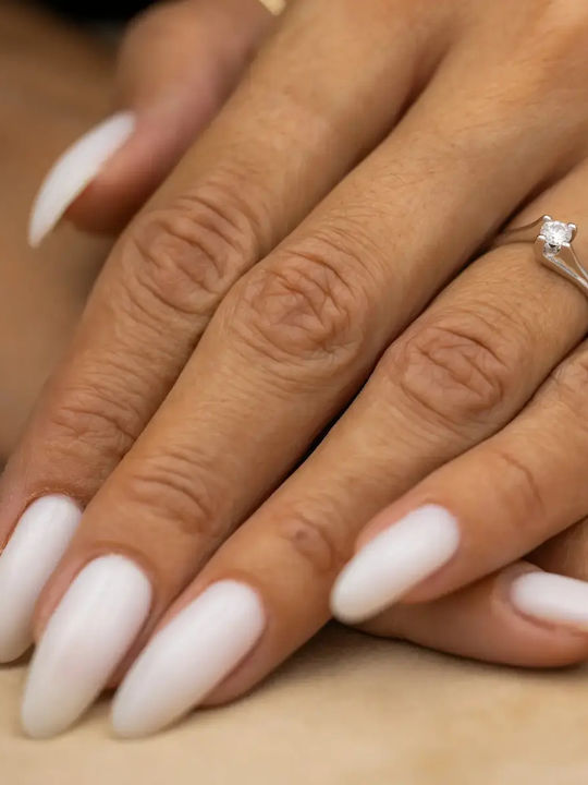 Einzelner Steine Ringe aus Gold 18K mit Diamant
