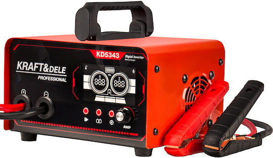 Kraft & Dele Starter-Charger și Încărcător Baterii Auto și Camion 12/24V 50-400Ah 30A
