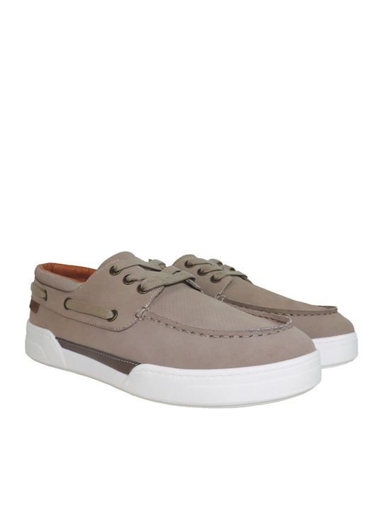 Men's Moccasins in Beige Colour