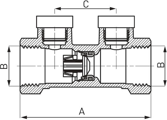 3-4" Ea Class Backflow Preventer Valve