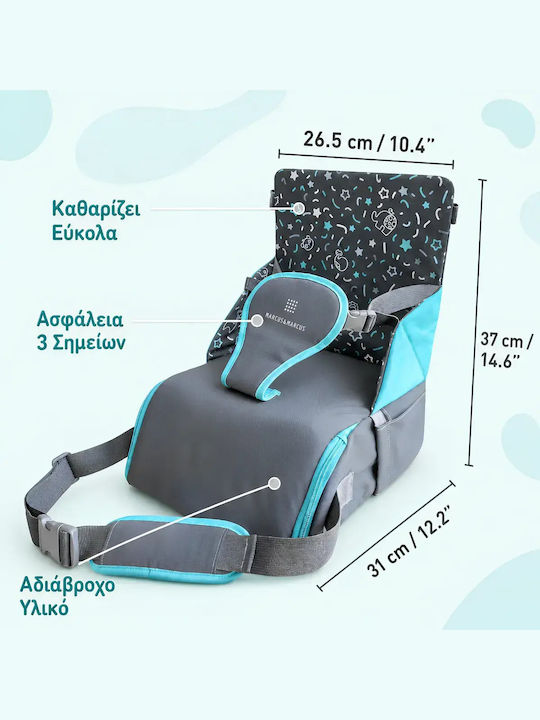 Κάθισμα Φαγητού Καρέκλας Marcus & Marcus On Go Booster Seat Πτυσσόμενο Τσάντα Ώμου