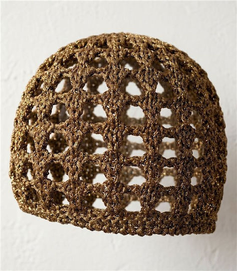 Unisex Beanie Strickmütze Braun