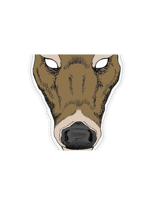 Deer Maske 34x40 Cm 1 Stück