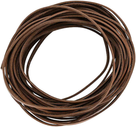 vidaXL Leather Brown Lace