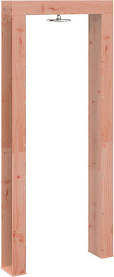 vidaXL Pool Shower 99x23x226 cm Brown