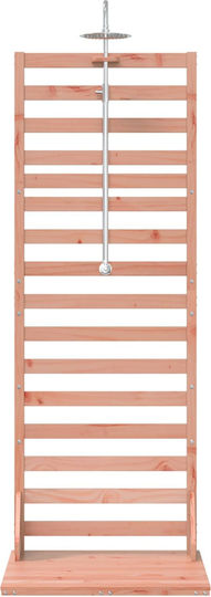 vidaXL Pool Shower 76x225 cm Brown