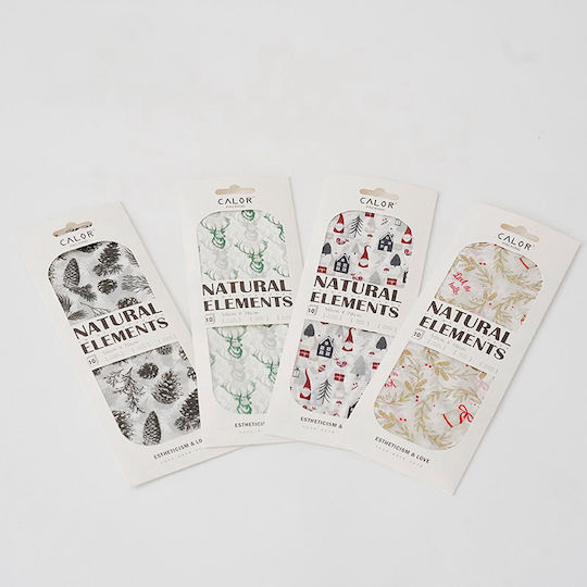 Floral Paper "natural Elements" Pine Cones Sheets 50x70 Cm 10 Pcs