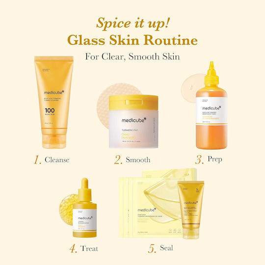 Medicube Kojic Acid Turmeric Pads Τόνωσης Προσώπου 70τμχ