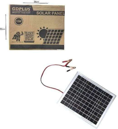 GDPLUS Solarbatterieladegerät Panel 15W CT1273