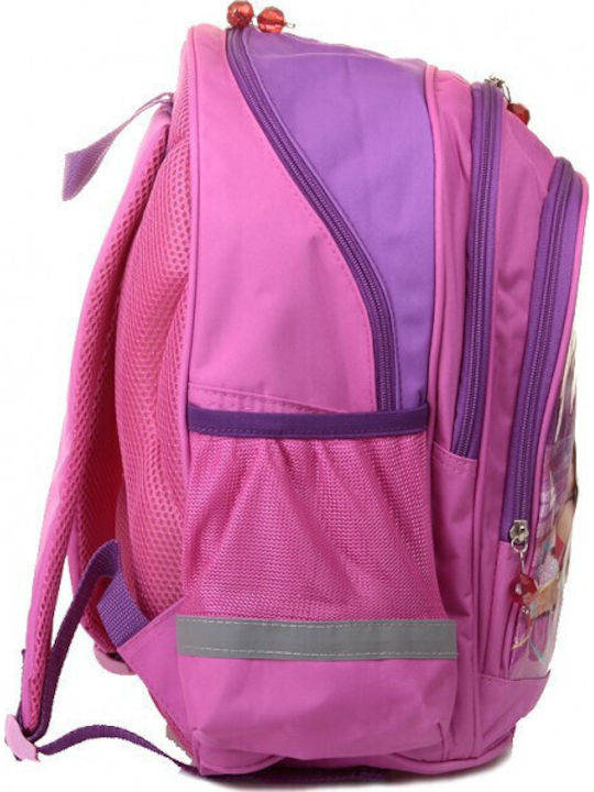 Derform Schulranzen Rucksack mit Flaschenhalter