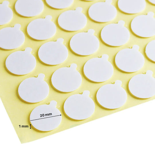 TopWosk Adhesive Sticker 20 Pieces Transparent