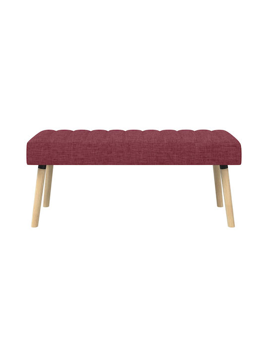 Stoff-Tabouret Mit Rucksack Rot 46x110x40cm
