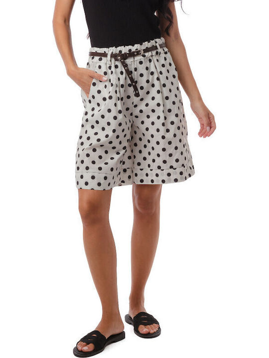 Women's White Bermuda