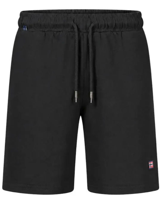 Women's Leather Bermuda Black