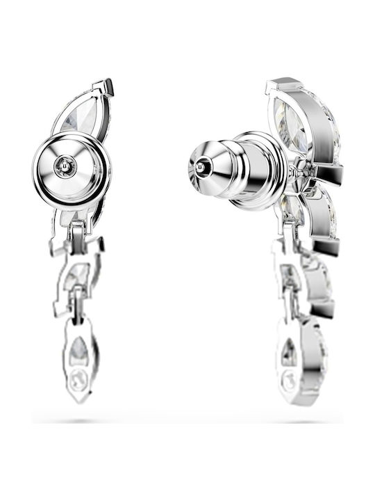 Swarovski Σκουλαρίκια Επιχρυσωμένα με Πέτρες