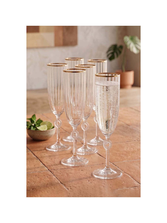 SteweHome Σετ Ποτήρια Καφέ/Freddo από Γυαλί 150ml 8τμχ