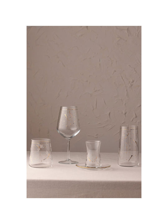 SteweHome Σετ Ποτήρια για Λευκό Κρασί από Γυαλί 490ml 4τμχ