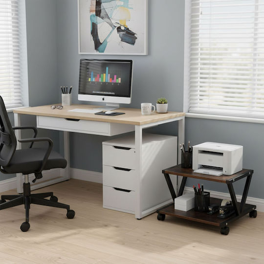 Relaxdays Printer Shelf 2 Levels 28x44x28cm 30kg Capacity Various Colors