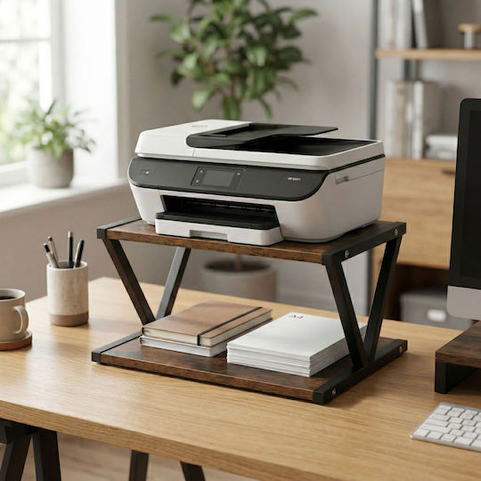 Relaxdays Printer Shelf 2 Levels 28x44x28cm 30kg Capacity Various Colors