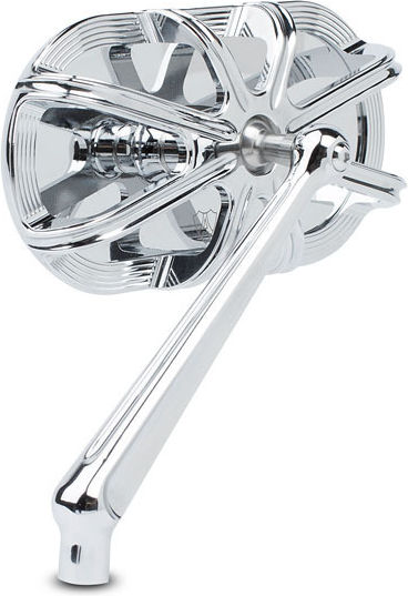 Arlen Ness Left Motorcycle Mirror Harley Davidson Other Motorcycles Chrome 10-gauge Caged Mirror Left Hand Chrome