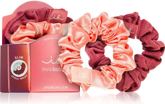 Invisibobble Sprunchie Slim Premium Ластици за Коса You Make Me Blush 2 Бройки