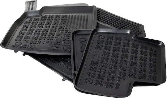 Skoda Superb 2024+ Liftback 4x4 Awd Combi Black Rubber Car Mats Raised Sides 4 Pieces