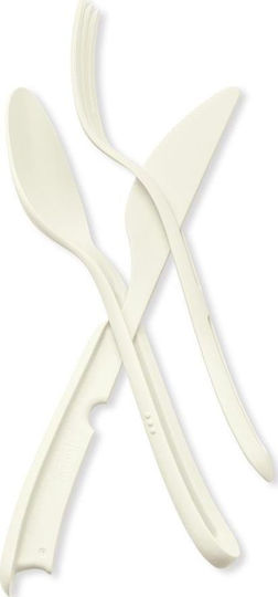 Koziol 3-piece Cutlery Set Klikk White 4003525
