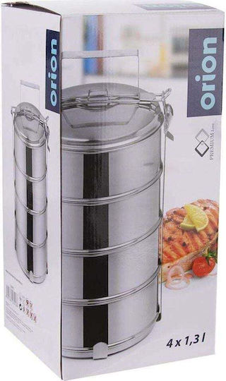 Orion Steel 3-tier Food Carrier Mess Kit 4x1.3l