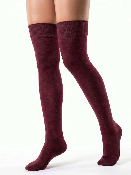 Dimi Socks Дамски Чорапи Бордо Dimi Socks Дамски Чорапи Бордо