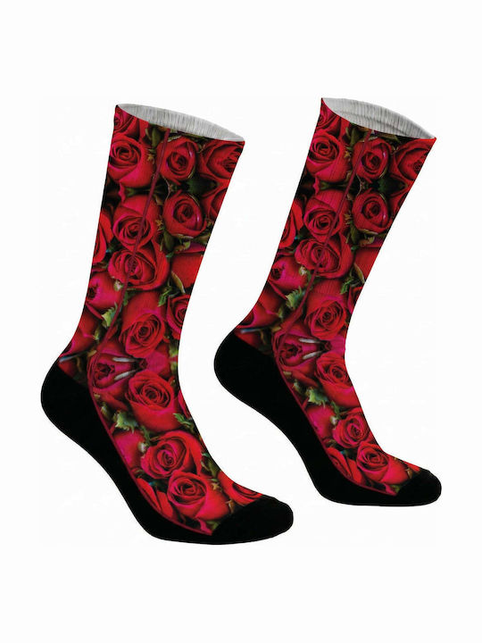 #doyoudaresocks Κάλτσες Red Roses #doyoudaresocks Κάλτσες Red Roses