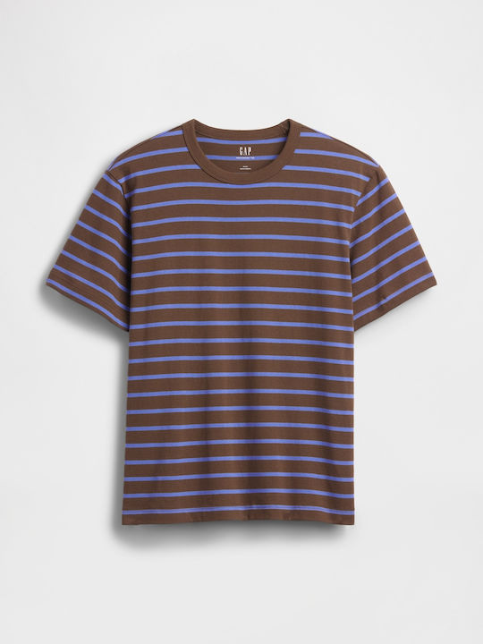 Herrenbluse Original Braune Streifen