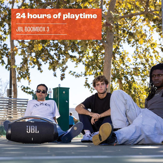 JBL Boombox 3 Waterproof Bluetooth Speaker 180W with Battery Life up to 24 hours Black