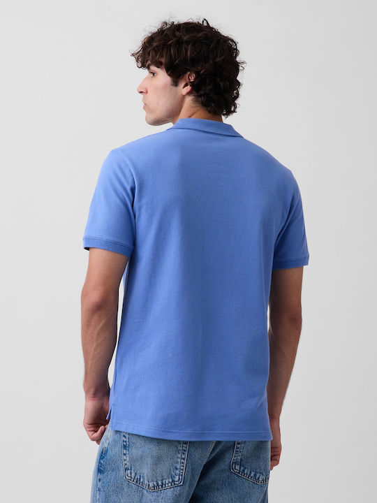 Polo Herrenbluse Cabana Blau