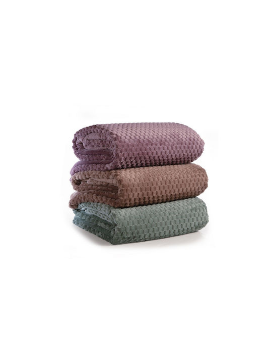 Nef-Nef Homeware Bettbezug Großes Doppelbett 220x240cm Lernia Mauve 740 GSMGsm
