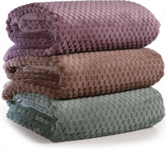 Nef-Nef Homeware Duvet Cover Queen 220x240cm Lernia Mauve 740 GSMGsm