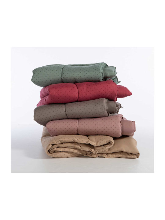 Nef-Nef Homeware Duvet Queen with Hollowfiber Filling 240x220cm Colorfull Gray 330 GSMGsm