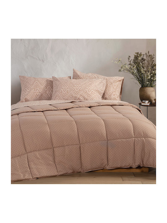 Nef-Nef Homeware Bettdecke Einzelbett mit Microfiber-Füllung 160x220cm Colorfull Purple 330 GSMGsm