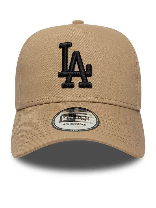 La Dodgers Mlb League Essential Light Beige 9forty E-frame Adjustable Cap