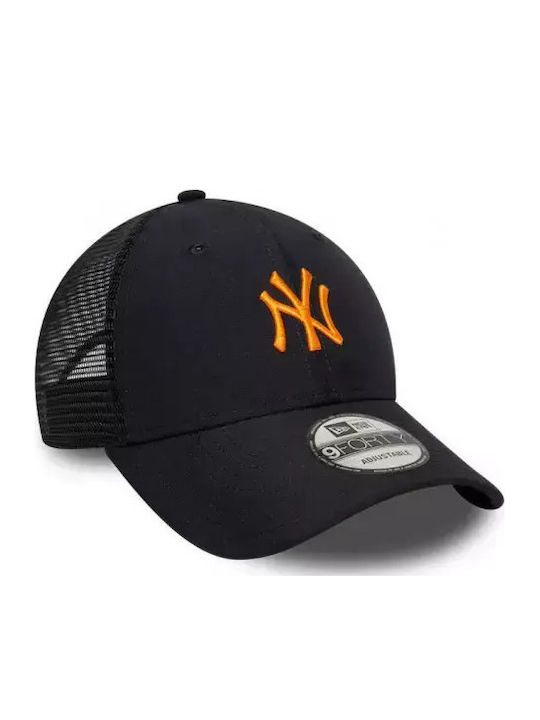 New Era New York Yankees Mlb Homefield Black 9forty Trucker Adjustable Cap 90856255