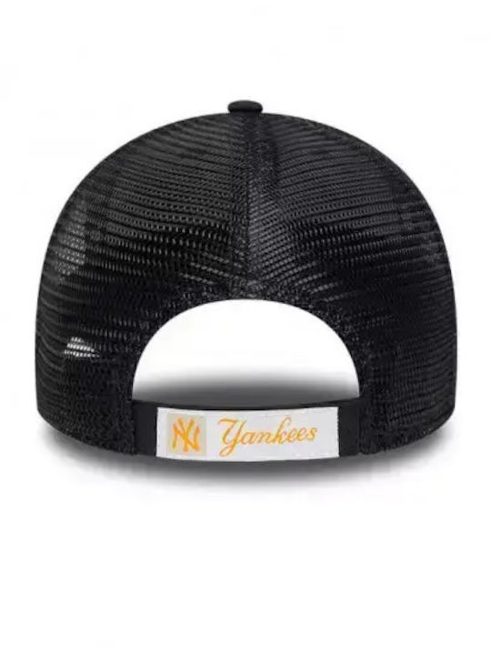 New Era New York Yankees Mlb Homefield Black 9forty Trucker Adjustable Cap 90856255