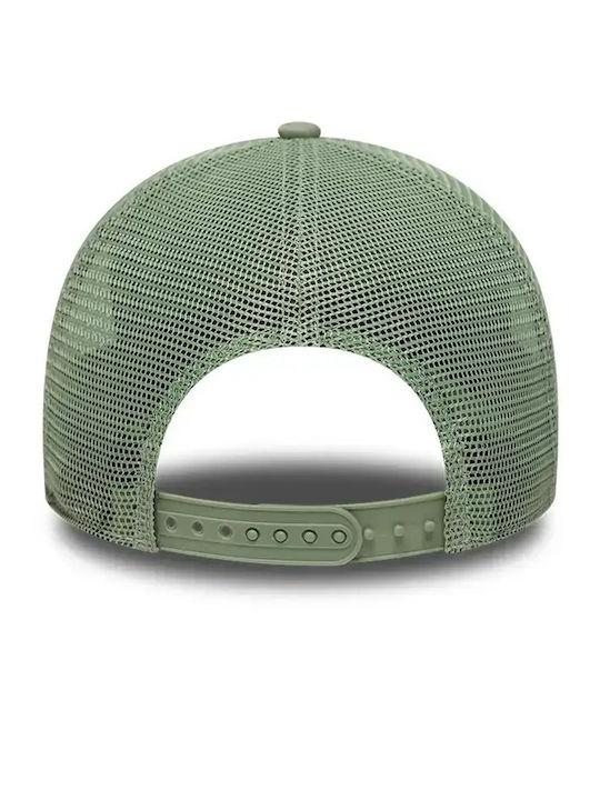 New Era La Dodgers Mlb Outline Pastel Green 9forty E-frame Trucker Adjustable Cap 60856371