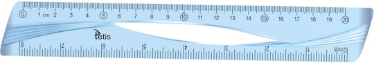 20-centimeter Ruler Blue