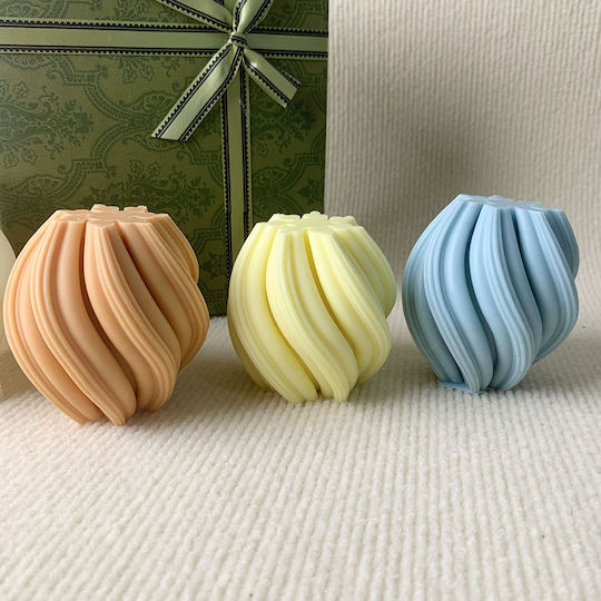 Silicone Mold Candles Wave Column 93x100 Mm