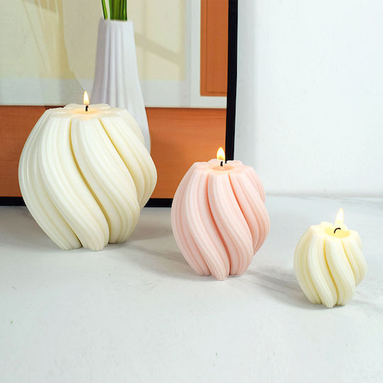 Silicone Mold Candles Wave Column 93x100 Mm