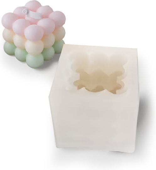 Silicone Mold Candles Bubble Cube Block
