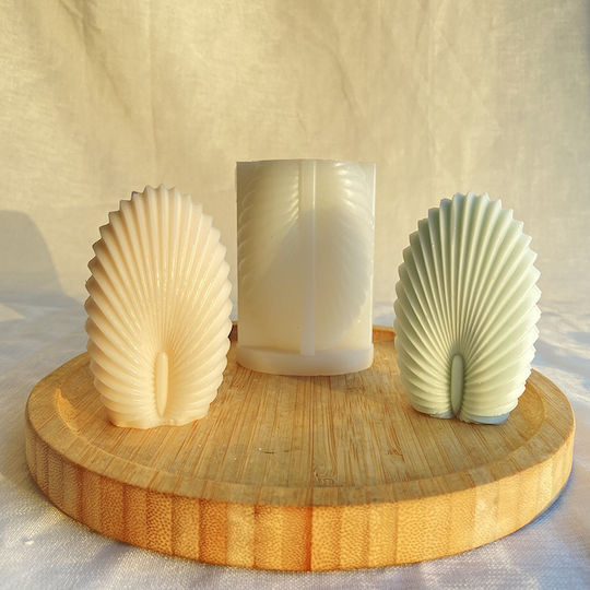Silicone Mold Candles Peacock Feather 95x63x45 Mm