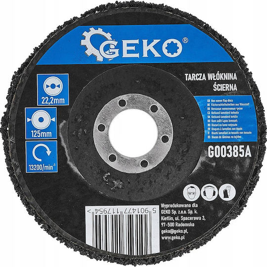 Clean&strip 125x22.2 Нетъкан Абразивен Диск За Метал Geko G00385a