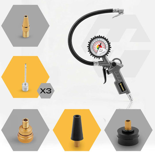 18-piece Pneumatic Tool Set Compressor Humberbg Hm-256